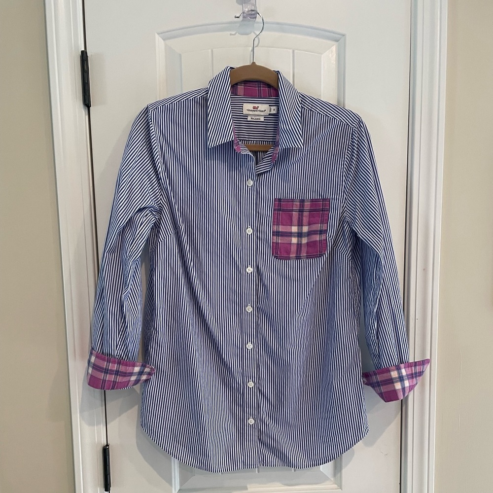 Vineyard Vines Relaxed Fit Button-up, Women’s Size 6